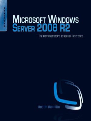 cover image of Microsoft Windows Server 2008 R2 Administrator's Reference